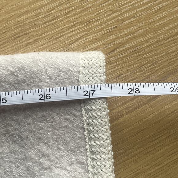 $189 Ann Taylor Wool Blend Zip Up Coat Women's Size Large Ivory - Picture 5 of 7